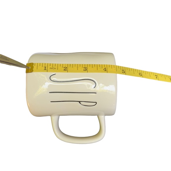 Rae Dunn SIP Mug Ceramic Coffee Tea Red Interior Black Large Letters NWT 2017 OG - Picture 9 of 11